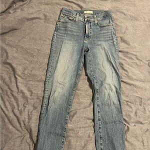 Madewell high waisted jeans size 26Tall